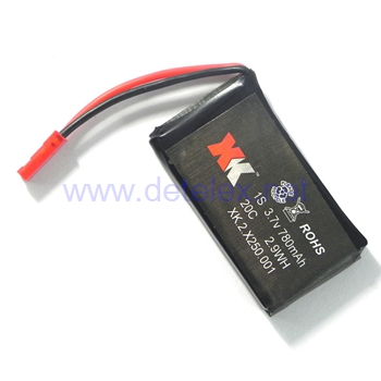 XK-X250 X250A X250B ALIEN drone spare parts battery 3.7V 780mAh (red JST plug)